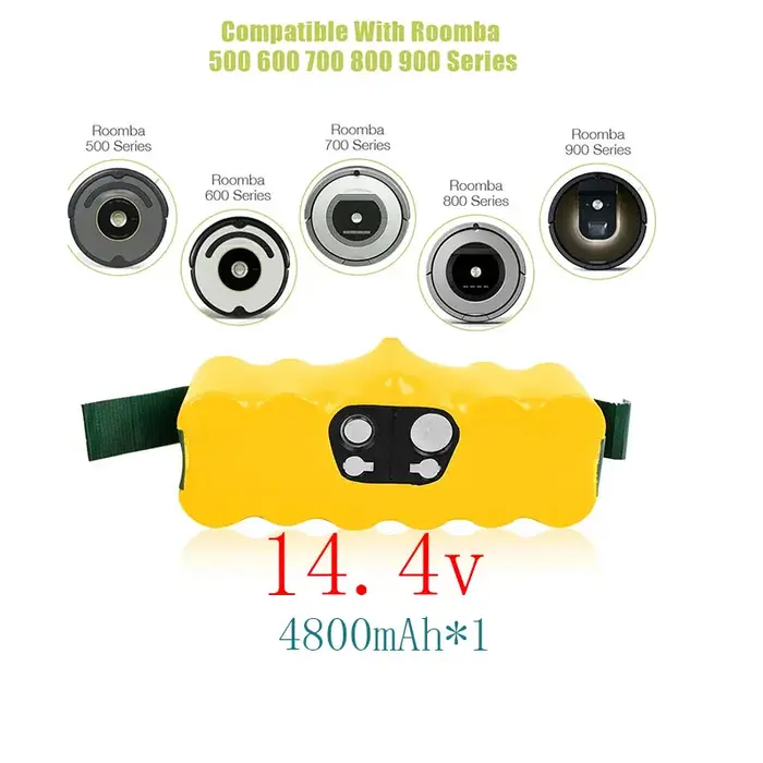 'Roomba Battery Batterie d'origine pour aspirateur 144 V iRobot