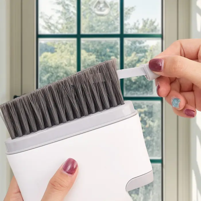 Brosse de nettoyage de Rail de fenêtre 2 en 1