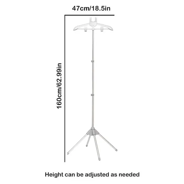 Support de steamer portable, réglable en hauteur, pliable, pour vapeur à main, pour suspendre et rep