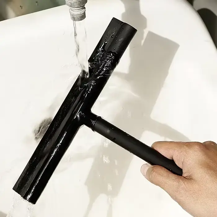 Raclette de douche, essuie-glace pour vitres, grattoir en Silicone, brosse de nettoyage à Long manch