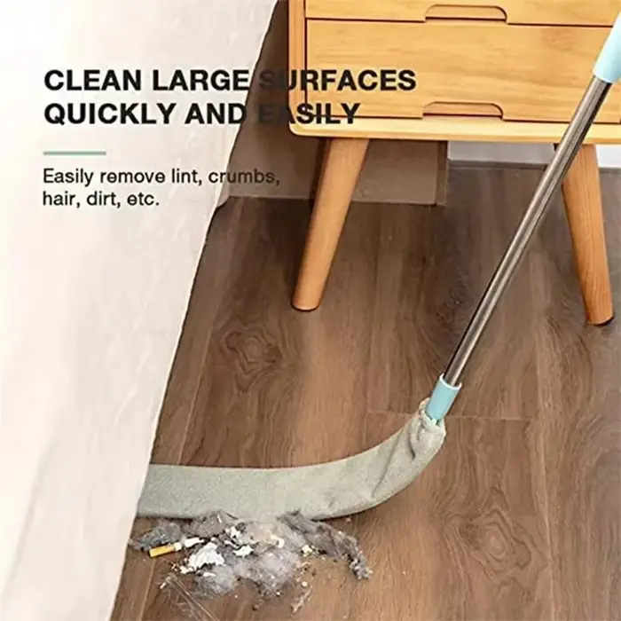 Balai télescopique à Long manche pour stores domestiques, brosses anti-poussière en microfibre pour installer des outils de nettoyage ménager faciles à utiliser
