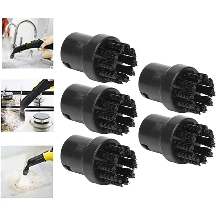 FSLH 5 pièces brosse de nettoyage pour Karcher SC1 SC2 SC3 SC4 SC5 nettoyeur à vapeur
