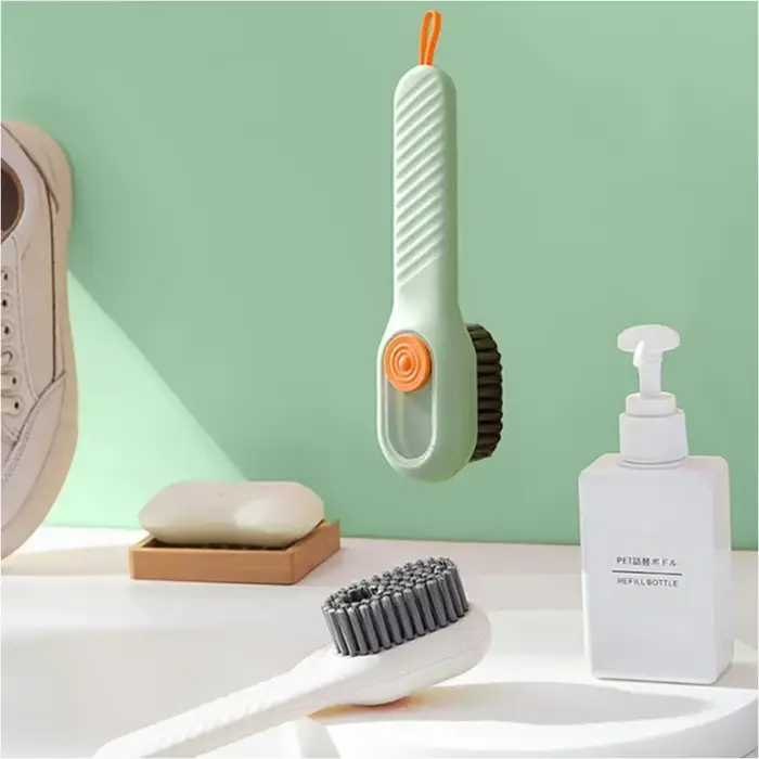 Brosses de nettoyage multifonctionnelles en plastique pour chaussures et tuyaux