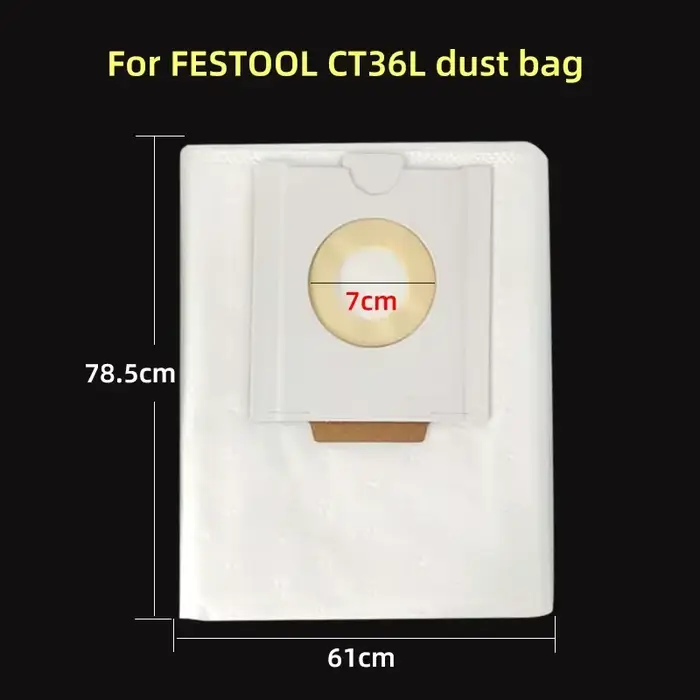 FESTOOL – accessoires pour aspirateur bag36L, 5 pièces, pièces CTL26/36E, moteur général, brosse en 