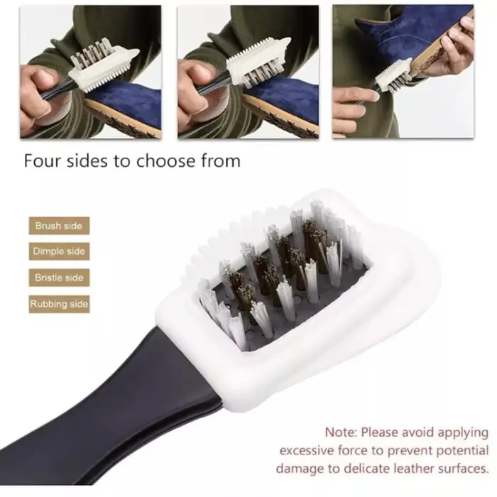 Kit de brosses en daim pour enlever les taches avec gomme