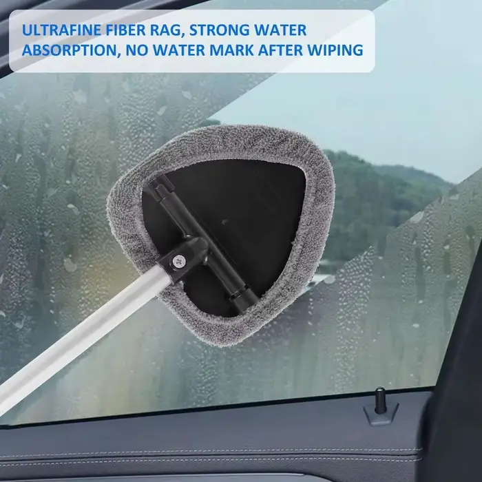 Ensemble de brosses de nettoyage de pare-brise de fenêtre de voiture télescopique