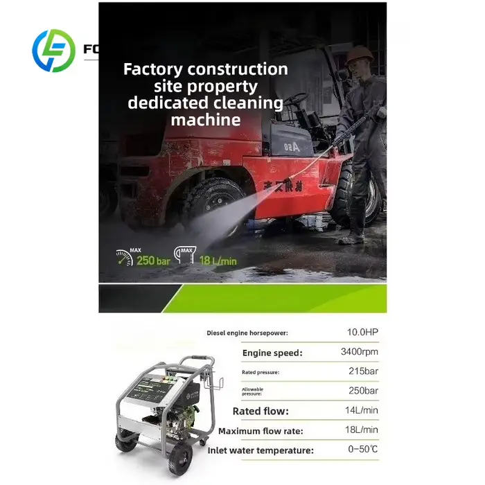 Nettoyeur haute pression diesel personnalisé pour le lavage de voitures