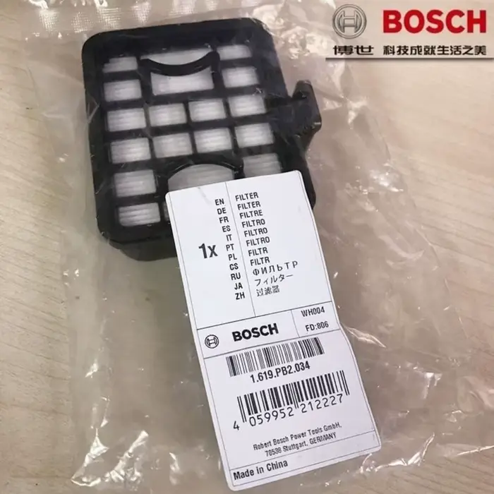 Bosch – filtre d'aspirateur Rechargeable pour GAS12V-1 /Easy