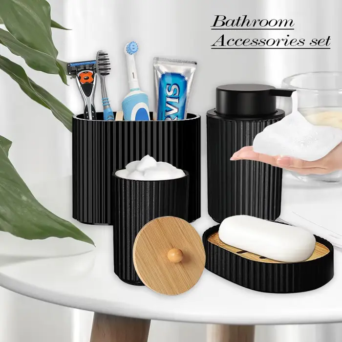 1 ensemble d'accessoires de salle de bain