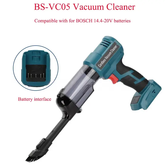 Aspirateur à moteur sans balais Portable VC05 avec réglage de la vitesse pour batterie Li-ion Makita/DeWalt/Milwaukee/Bosch/Ryobi 18/20V