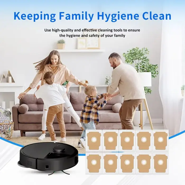 Accessoire compatible avec iRobot Roomba 2 Essential Robot Q052 /Y051240/Plus 405 505 Combo/104 105 Combo/Max 705/Plus 504 Vac Dust Bag