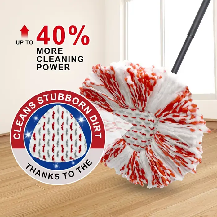 Têtes de rechange en microfibre pour balai serpillère