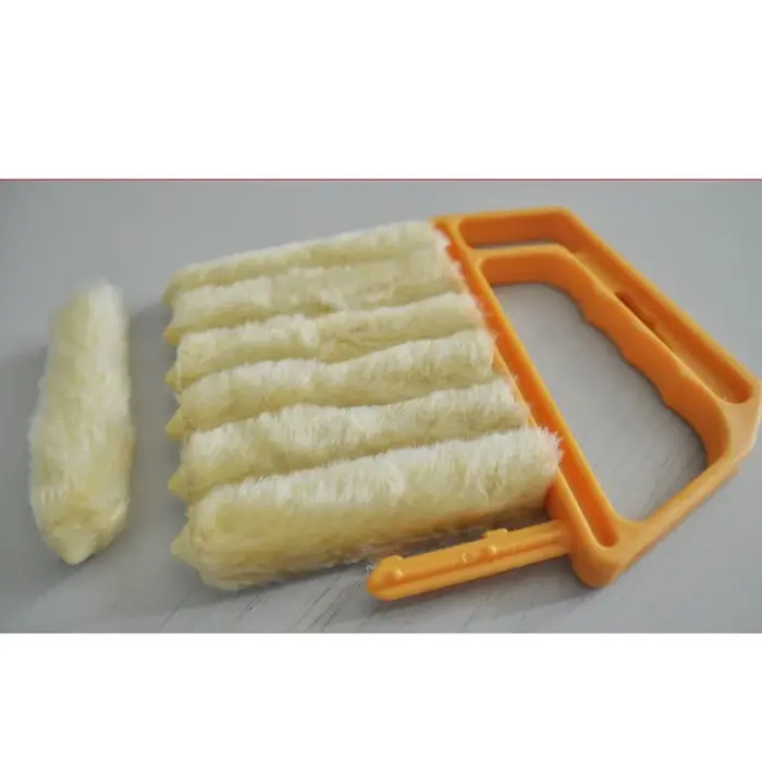 Brosse de nettoyage pour rideaux à persiennes, brosse de nettoyage détachable, brosse de nettoyage pour évent