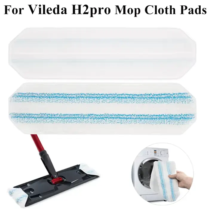 Chiffons de remplacement pour système de vadrouille plate Vileda H2prO