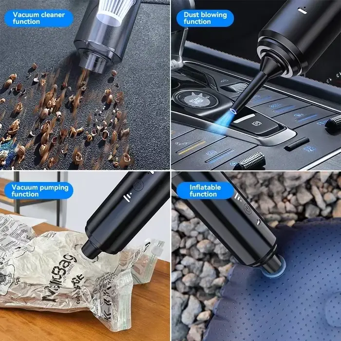 990000pa sans coin mort puissant aspirateur maison intelligente gonflable sans fil