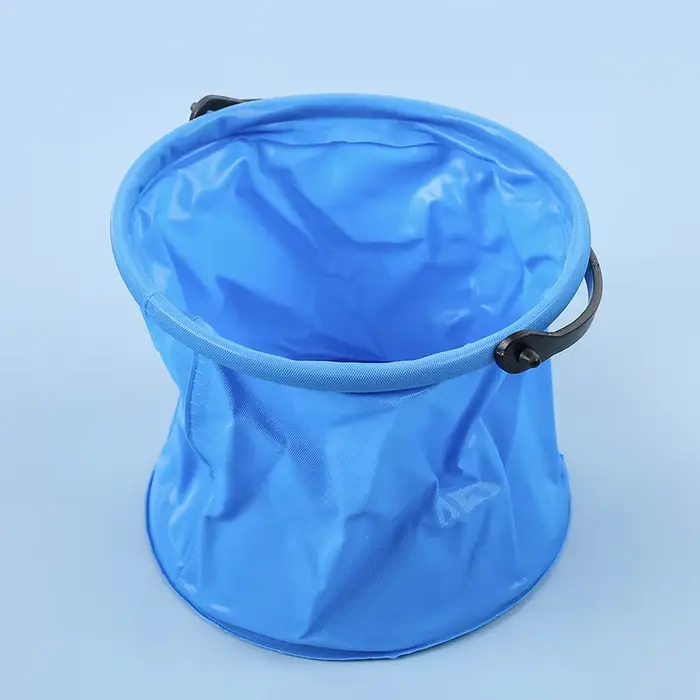 Seau pliant multifonctionnel 1 pièce, seau de pêche Portable Durable, idéal pour les plages, les voy
