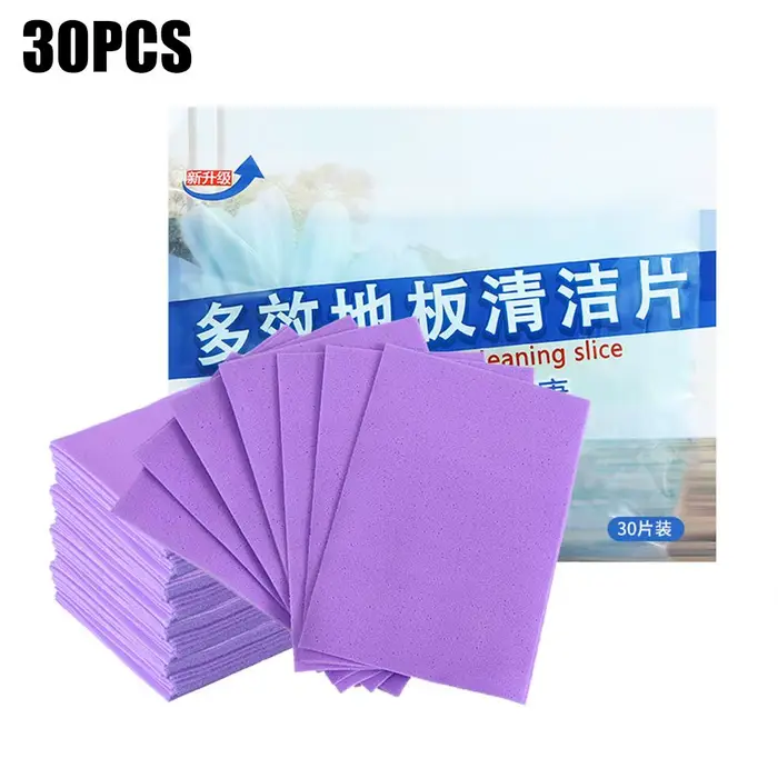 Feuille de nettoyage de sol Soluble dans l'eau, 30 pièces, pour nettoyer le sol, essuyage pour carre