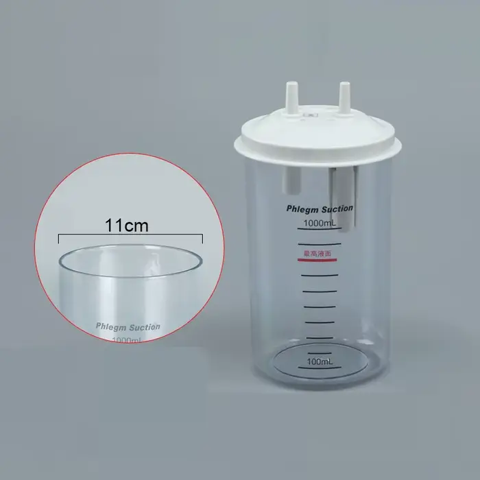 Boîte de collecte transparente de 1000mL