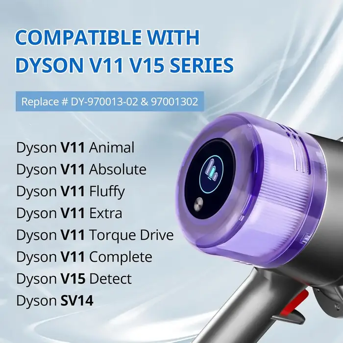 Pour Dyson V11 Animal/V11 couple entraînement V15 détecter accessoires filtre lavable Cyclone aspirateur pièces de rechange