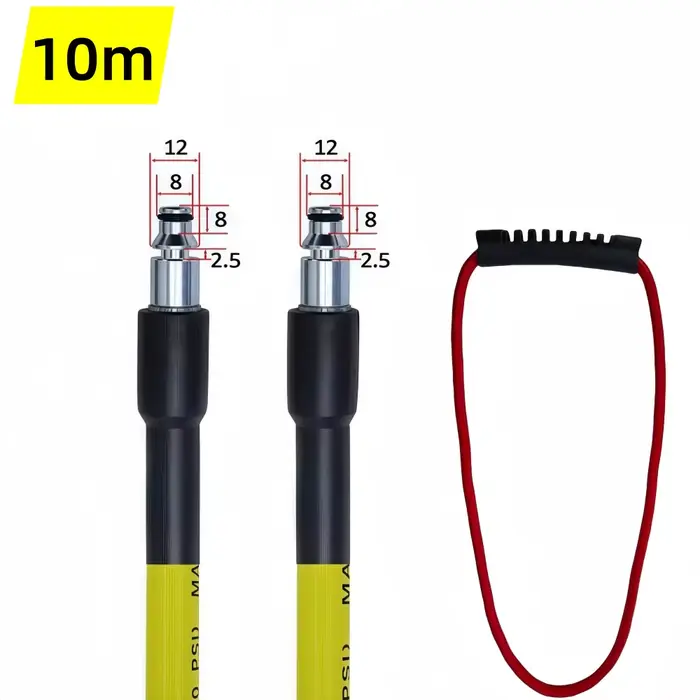 Tuyau de nettoyage haute pression 10-20m pour lave-auto, rallonge de tuyau d'arrosage pour Nilfisk /