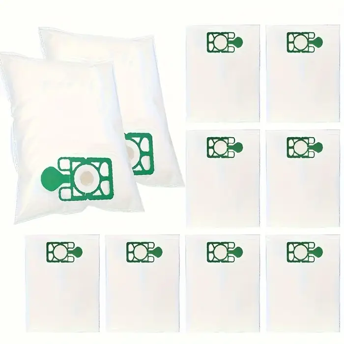 Paquet de 10 sacs à poussière en microfibre haute efficacité compatibles avec les aspirateurs Numatic Henry - NVM-1CH