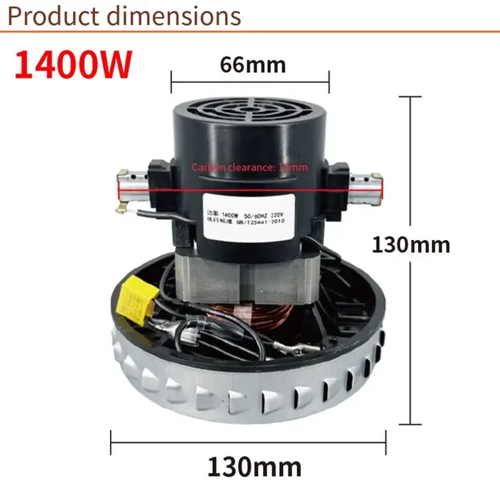 Moteur d'aspirateur A52Q-1400W