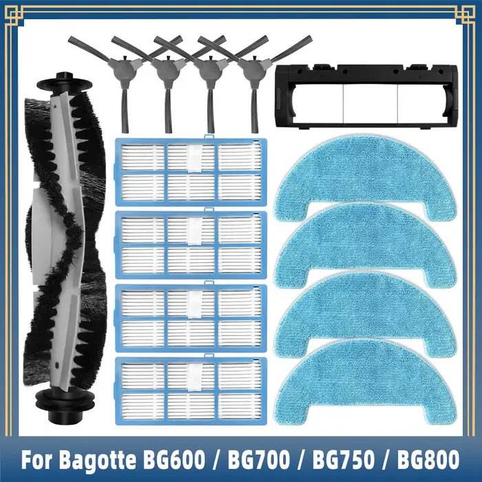 Pièces de rechange compatibles avec Bagotte BG600 / BG700 / BG750 / BG800 MAX, accessoires, brosse l