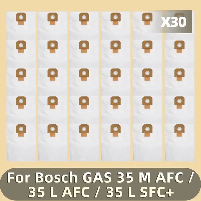 Sac à poussière Compatible pour Bosch GAS 35 M AFC / 35 L AFC / 35 L SFC +