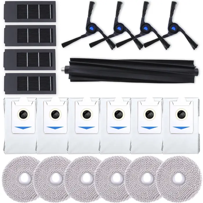 【Optionnel】 Accessoires compatibles avec l'aspirateur robot Ecovacs Deebot X2 Omni