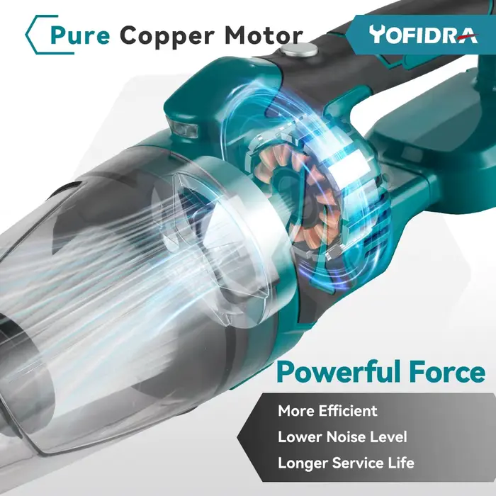 Makita – aspirateur électrique sans fil à main, double usage, Portable, haute puissance, nettoyage pour broche de batterie