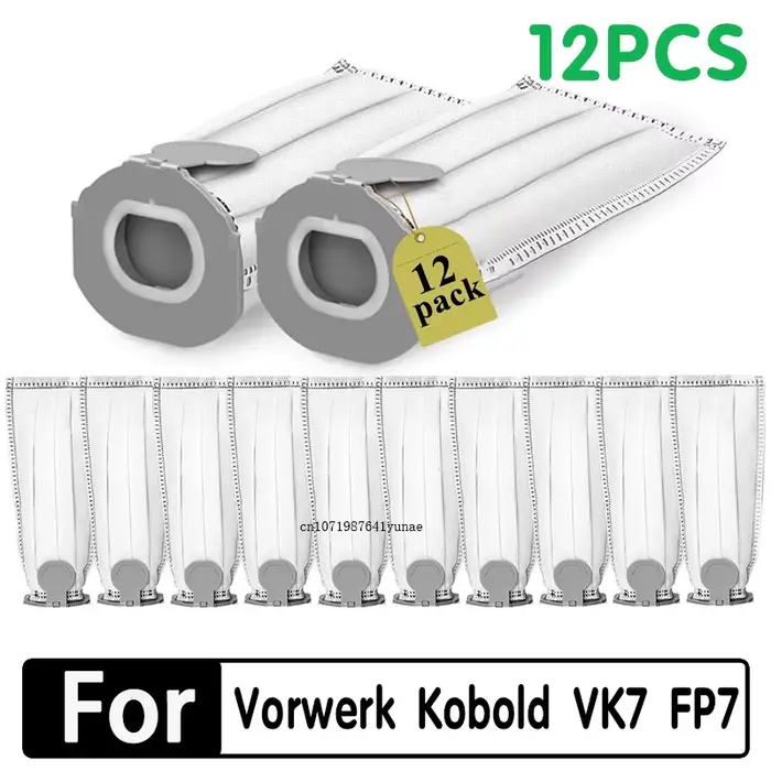 Sacs d'aspirateur pour Vorwerk Kobold VK7 FP7