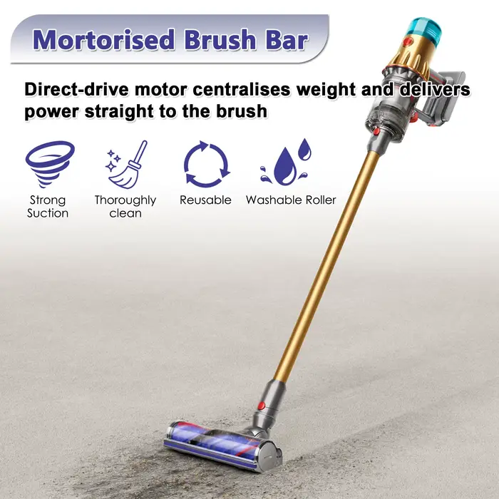 Tête de Nettoyage à Entraînement Direct pour Dyson V10 Digital Slim V12