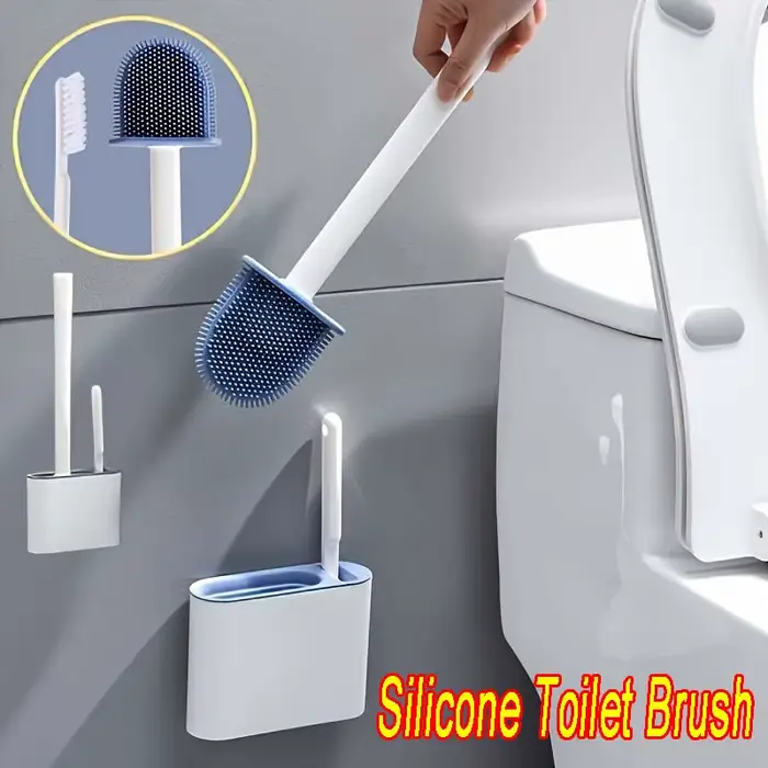 Brosse de Toilette Flexible en Silicone pour HOBooks