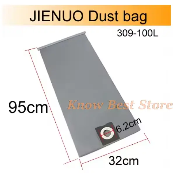 Sac de rechange / filtre pour aspirateur industriel JIENUO 20L/30L/70L/100L 501 – Pièces détachées