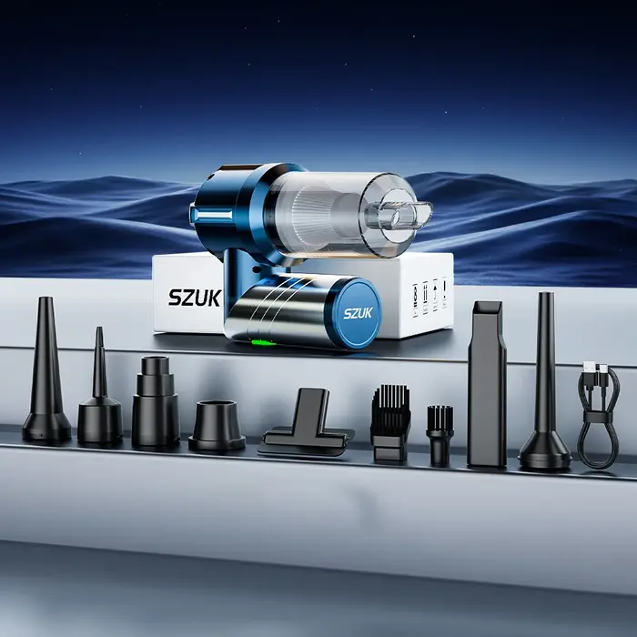 SZUK C013MAX puissant aspirateur de voiture Mini aspirateur Portable sans fil pour appareil ménager 