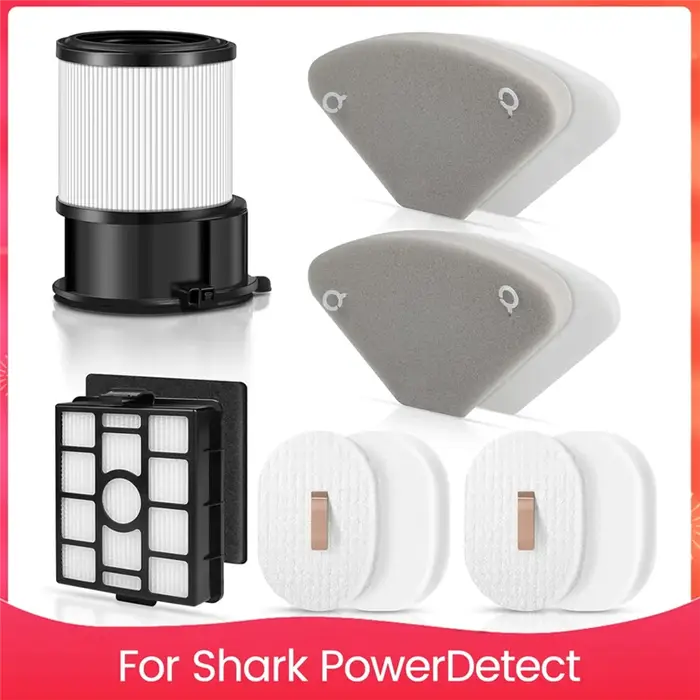 Filtres RMWIN-HEPA pour Shark Powerdetect, avec aspirateur sans fil à vide automatique, ensemble de 