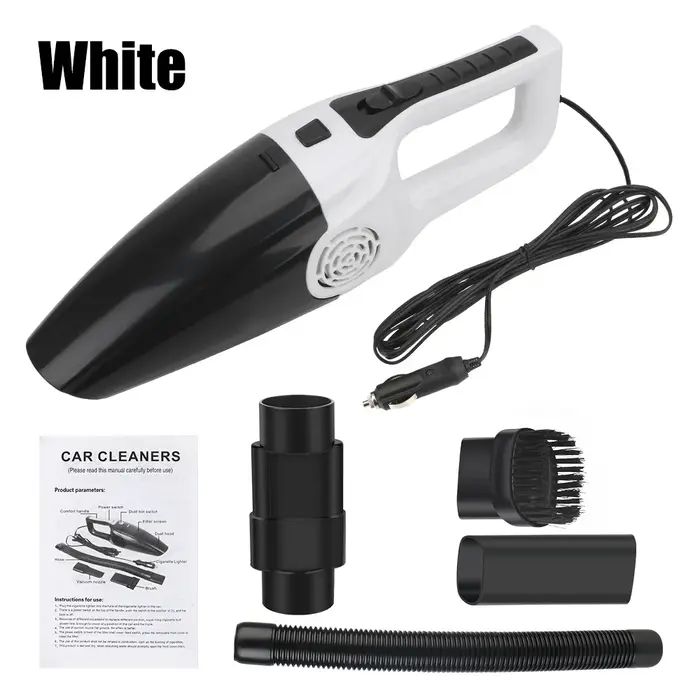 Aspirateur portatif puissant, mini aspirateur à double usage humide et sec, aspirateur pour voiture, forte aspiration 12V 120W