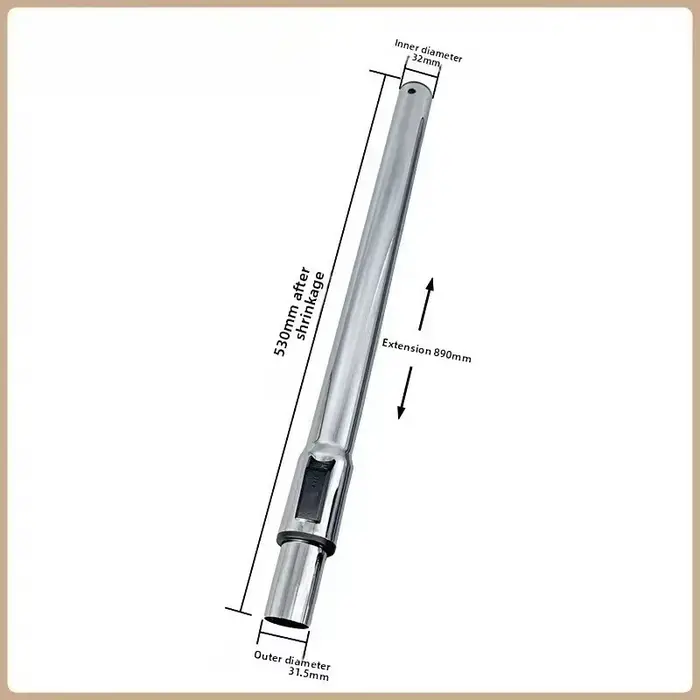 Tube d'aspirateur universel adapté à la plupart des modèles
