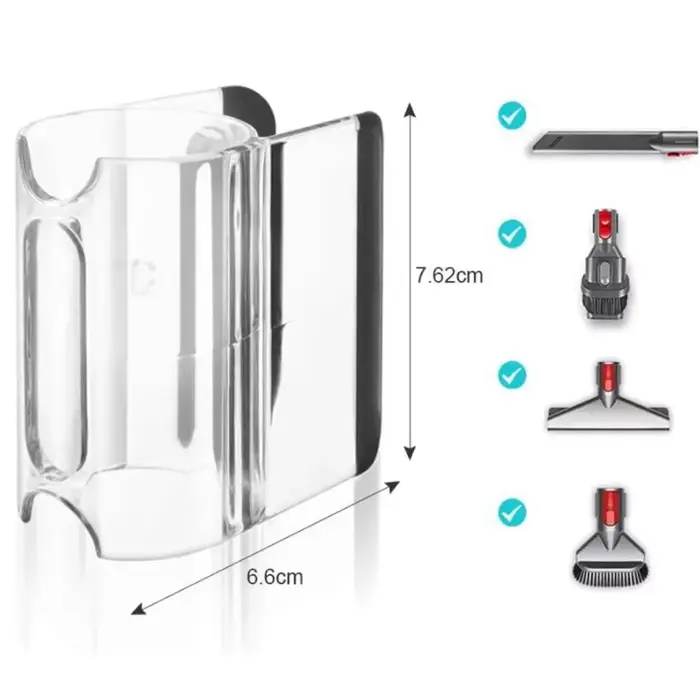 Clip de fixation de support d'accessoires pour aspirateur Dyson V7 V8 V10 V11
