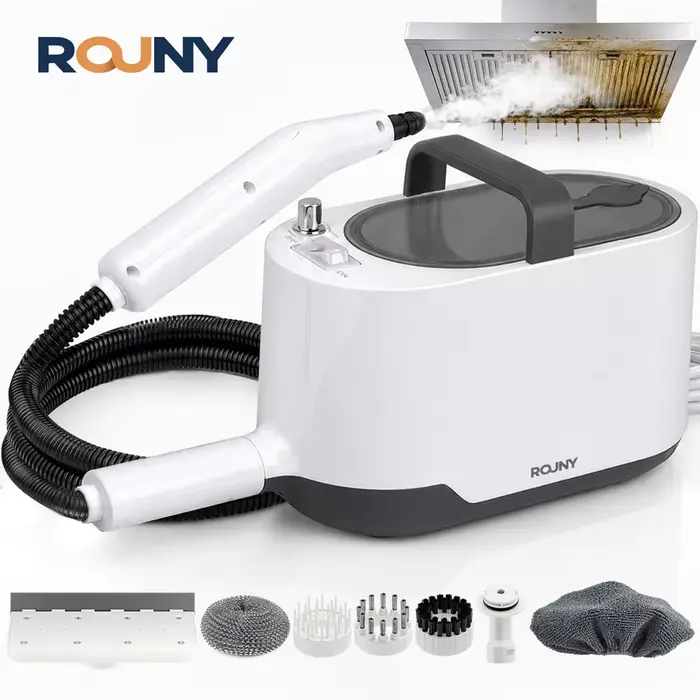 Nettoyeur vapeur haute pression portable multi-usage ROUNY, sortie vapeur puissante de 3,5 bars, cha