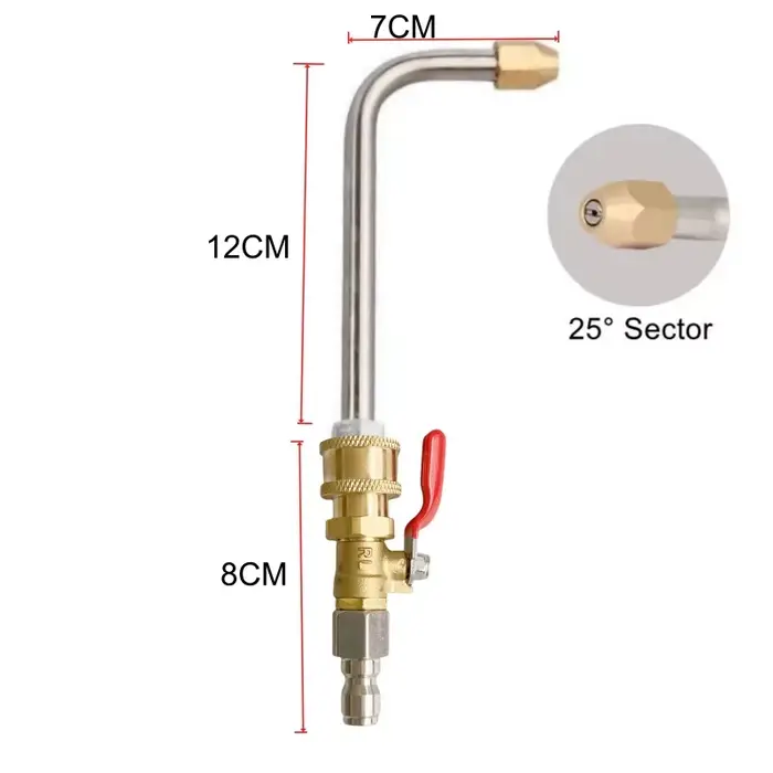 Baguette d'extension de lave-auto haute pression
