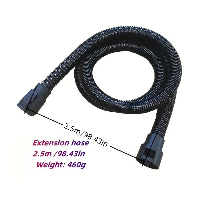 Tuyau d'aspiration flexible en plastique de 2,5 m/3,5 m, 1 jeu de tuyaux d'aspiration pour Karcher, 