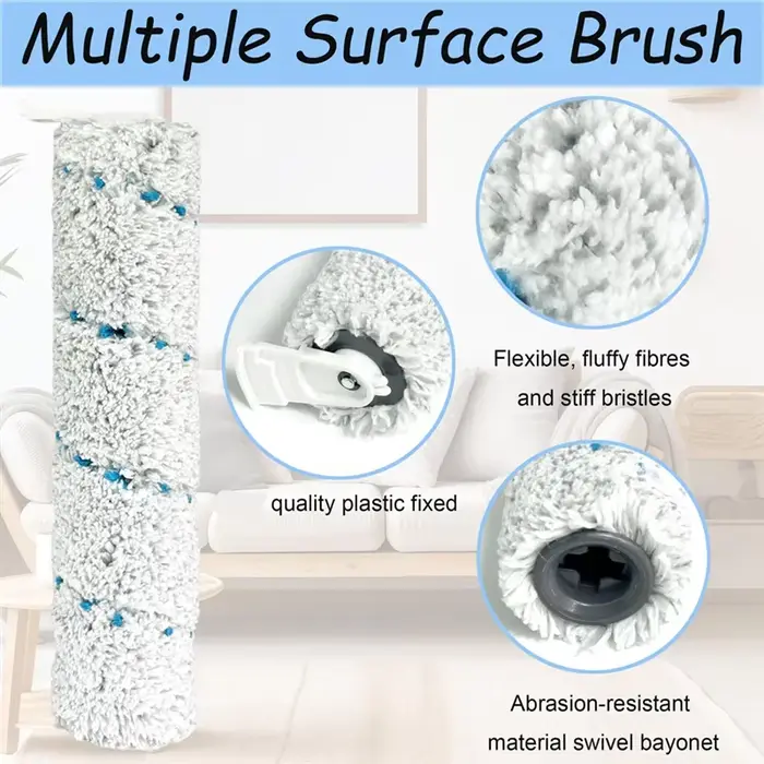 BHBD-pièces de rechange pour Bissell Crosswave Hydrosteam 35151 rouleaux de brosse d'aspirateur filt