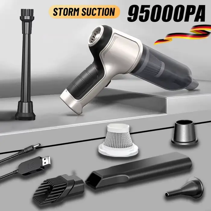 Aspirateur de voiture sans fil forte aspiration portable humide sec