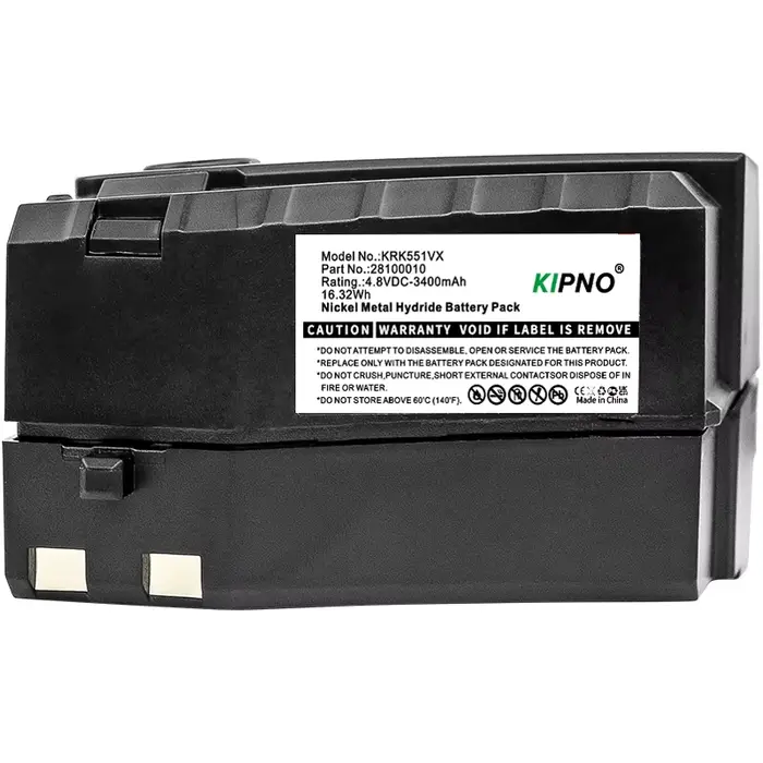 KIPNO 3400mAh batterie Karcher 28100010 6.654-118.0 GP 160SCHE KC55 K55 balai électrique sans fil 5