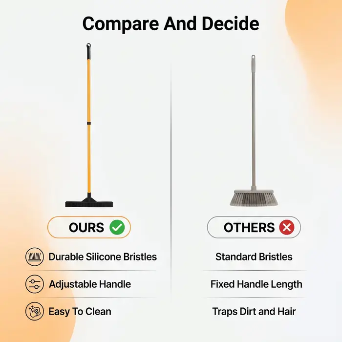 Brosse à poils d'animaux multifonctionnelle pour tapis