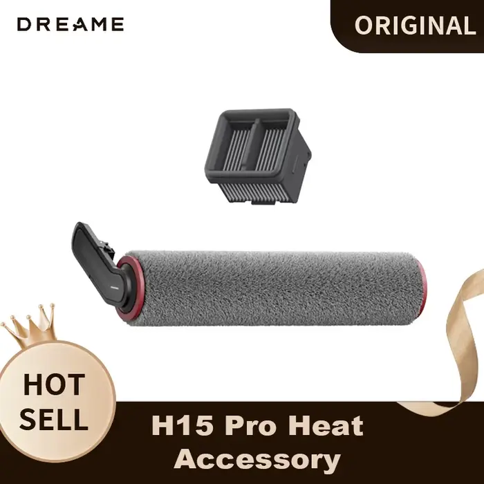 Rouleau de brosse de remplacement et accessoires de filtre HEPA pour aspirateur sec et humide Dreame H15 Pro Heat
