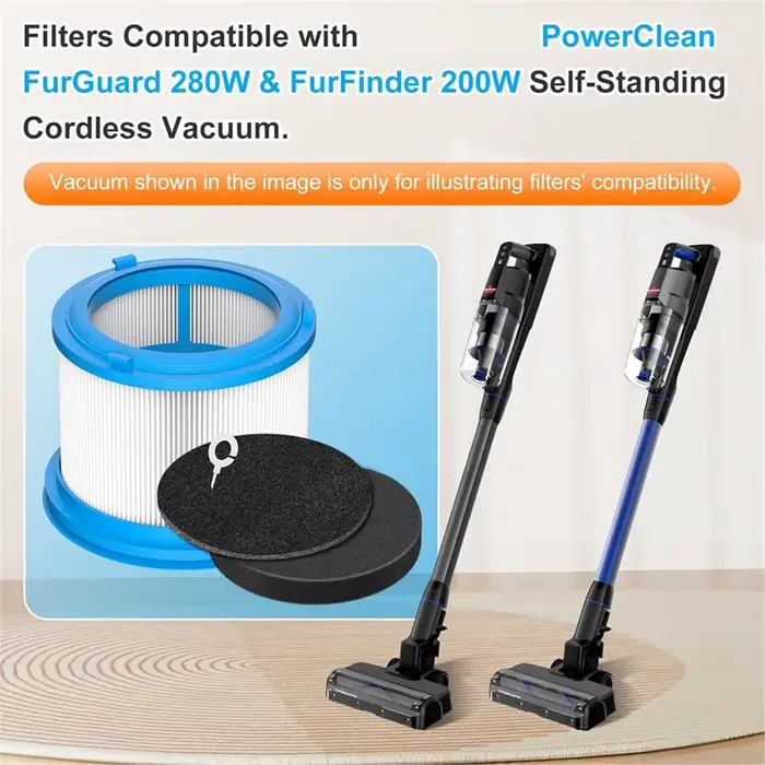 * AA60I 4039 jeu de filtres de remplacement pour aspirateur sans fil autonome Bissell PowerClean FurGuard 280W et FurFinder 200W