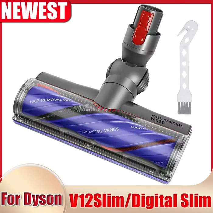 Tête de brosse à entraînement Direct Anti Entangleme pour aspirateur Dyson V12Slim/Digital Slim