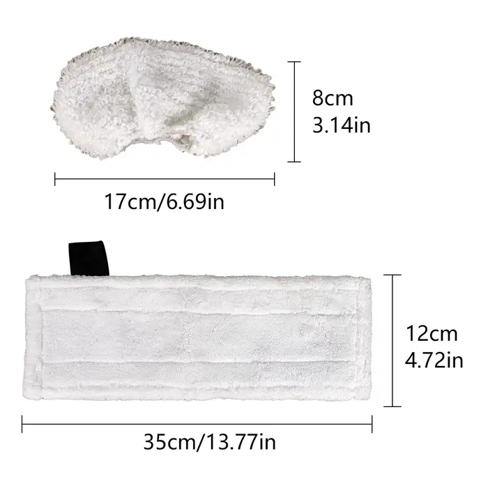 Tampon de vadrouille de sol en tissu pour nettoyage à vapeur